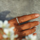 Eloura™ Adjustable Silver Daisy Ring