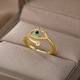 Eloura™ Lucky Blue Eye Ring