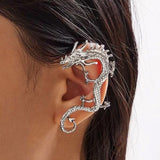 Eloura™ Silver Dragon Earrings