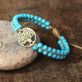 Eloura™ Tree of Life Turquoise Bracelet