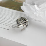 Eloura™ Layered Adjustable Silver Ring