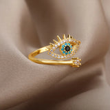 Eloura™ Lucky Blue Eye Ring