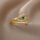 Eloura™ Lucky Blue Eye Ring