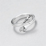 Eloura™ Silver Adjustable Hug Ring