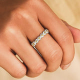 Eloura™ Adjustable Silver Daisy Ring