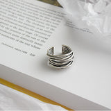 Eloura™ Layered Adjustable Silver Ring