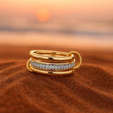 Eloura™ Gold Sparkle Ring