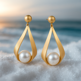 Eloura™ Radiant Pearl Drop Earrings