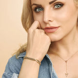 Eloura™ 16K Gold Cuban Bracelet