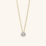Eloura™ Solitaire Gold Necklace