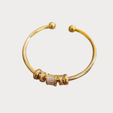 Eloura™ Adjustable Bracelet with Golden Charms