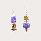 Eloura™ Vintage Purple Stone Earrings