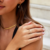 Eloura™ Crystal Gold Vine Ring