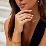 Eloura™ Crystal Gold Vine Ring