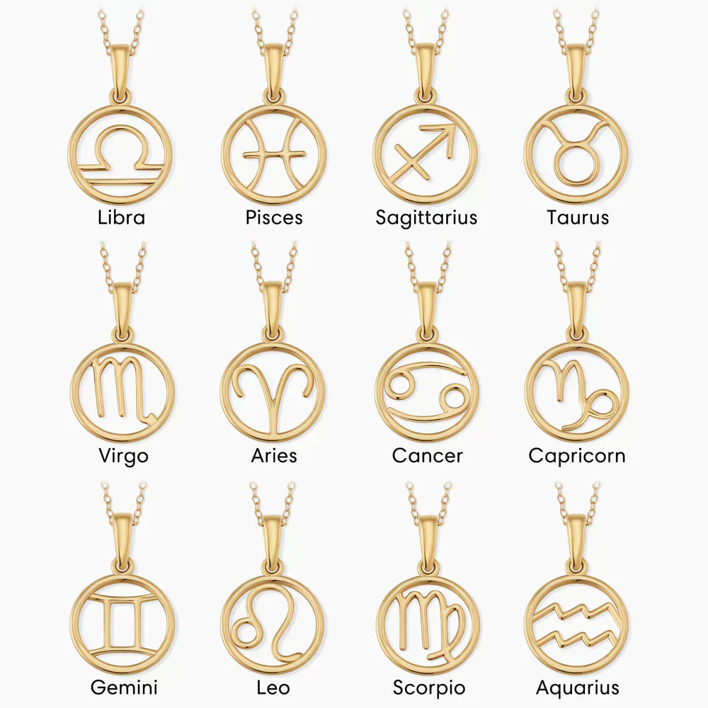 Eloura™ Zodiac Sign Necklace