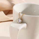 Eloura™ Solitaire Gold Necklace
