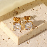 Eloura™ Solitaire Gold Earrings
