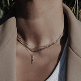 Eloura™ Flat Link Curb Chain Necklace