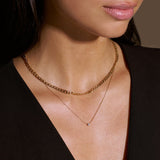 Eloura™ Flat Link Curb Chain Necklace