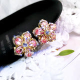 Eloura™ Multi-colour Zirconia Silver Earrings