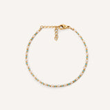 Eloura™ Colourful Beads in Gold Bracelet