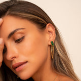 Eloura™ Gold Chain Earrings