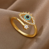 Eloura™ Lucky Blue Eye Ring