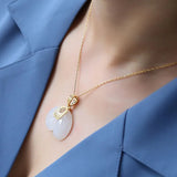 Eloura™ Stone Elephant Pendant