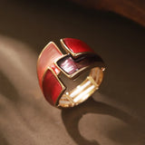 Eloura™ Geometric Adjustable Gold Ring