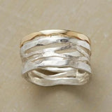 Eloura™ Vintage Layered Silver Ring