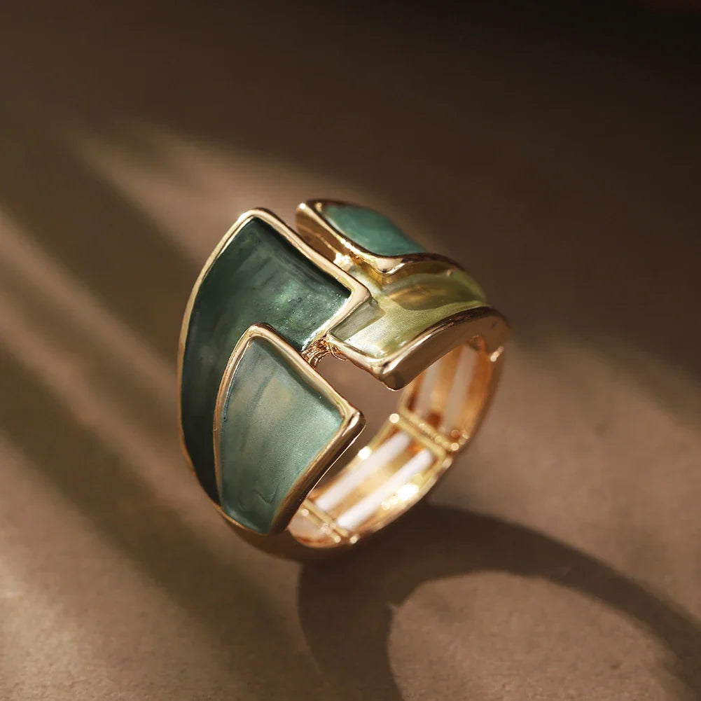 Eloura™ Geometric Adjustable Gold Ring