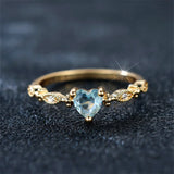 Eloura™ Gold Hearted Ring