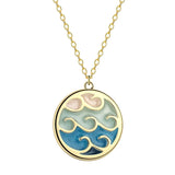 Eloura™ Golden Wave Necklace