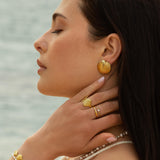 Eloura™ Adjustable Gold Ring with Beads