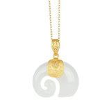 Eloura™ Stone Elephant Pendant