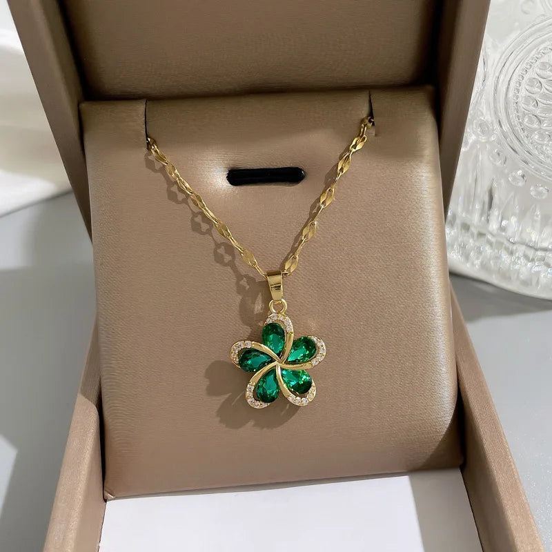 Eloura™  Flower Pendant Necklace