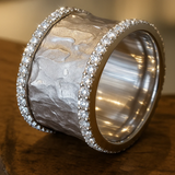 Eloura™ Silver Vintage Zirconia Ring