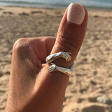 Eloura™ Silver Adjustable Hug Ring
