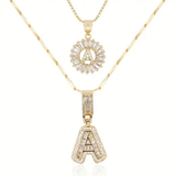 Eloura™ Signature Letter Necklace Set