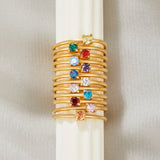 Eloura™ Birthstone Gold Rings
