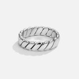 Eloura™ Twisted Infinity Silver Ring