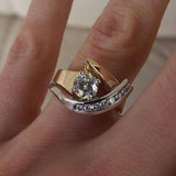 Eloura™ Two Tone Zirconia Ring