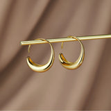 Eloura™ Drop Hoop Earrings