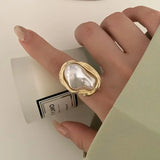 Eloura™ Gold Vintage Pearl Ring