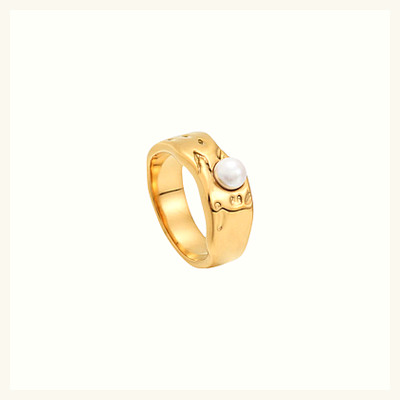 Eloura™ Gold Pearl Ring