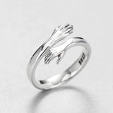 Eloura™ Silver Adjustable Hug Ring