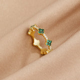 Eloura™ Clover Crystal Ring