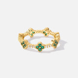 Eloura™ Clover Crystal Ring