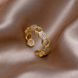 Eloura™ Gold & Crystal Ring