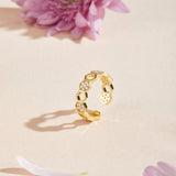 Eloura™ Gold & Crystal Ring